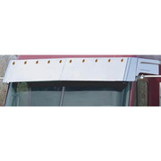 FREIGHTLINER CENTURY 120 YEAR 1998 17 IN STAINLESS STEEL DROP VISOR W10 - .75 IN AMBER BUTTON LIGHTS