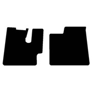 KENWORTH 800 CURVED GLASS YEAR 2011 BLACK 2 PC FRONT FLOOR MATS