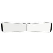 W900B YEAR 2008 10 IN 304 STAINLESS STEEL PAINTABLE BOWTIE SHORT VISOR