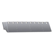 CENTURY 120 YEAR 2000 18 IN STAINLESS STEEL DROP VISOR W10- 2 IN ROUND LIGHT HOLES