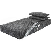 9300 SBA YEAR 1996 35 X 79 X 7.5 IN GRAY CAMOUFLAGE BED SHEET SET