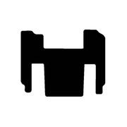 FREIGHTLINER FLD120 SFA YEAR 1994 BLACK FRONT FLOOR MATS