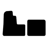 KENWORTH W900L YEAR 1994 BLACK 2 PC FRONT FLOOR MATS