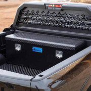 TACOMA YEAR 2001 ALUMINUM TAPERED FRONT UTILITY CHESTBOX 19X20X47IN WSINGLE DOOR POWDER COATED