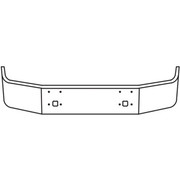 9200 YEAR 1993 13 IN CHROME BUMPER 10 GAUGE WTOW HOLES
