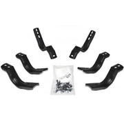 AICHI TOYOTA TACOMA WITH A DOUBLE CAB YEAR 2006 BLACK STEEL SIDE STEP BRACKETS