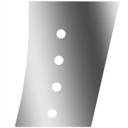 389 131 BBC YEAR 2016 STAINLESS STEEL WIDE NARROW COWL PANELS W 8 3 4 INCH LIGHT HOLES