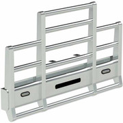 379 SFA YEAR 2007 HERD DEFENDER 4 POST GRILLE GUARD BUMPER W HORIZONTAL BARS LIFT ASSIST SLAM LATCH