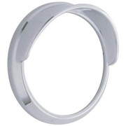 ALLANSON INTERNATIONAL PROSTAR YEAR 2008 CHROME SMALL GAUGE BEZEL W VISOR