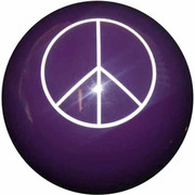 2.125 Inch Purple Peace Sign Brake Knob For Threaded Dash Air Brake Valve Replacement