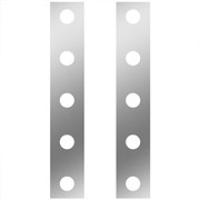9900 IX YEAR 2007 STAINLESS STEEL FRONT AIR CLEANER PANELS W FAIRINGS 10 2 INCH LIGHT HOLES