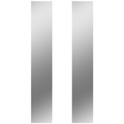 19.5 Inch Stainless Steel Blank Front Air Cleaner Panels With 15 Inch Vortox Or Donaldson