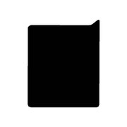 Black Middle Floor Mat For International 9200I 9400I 9900I Replacement