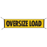18 X 84 Inch Heavy Duty Oversized Load Banner With Bungee
