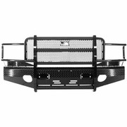 RAM 1500 YEAR 2006 SUMMIT SERIES BLACK STEEL FRONT BUMPER W GRILLE GUARD