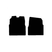 Black 2 Piece Front Floor Mats Replacement