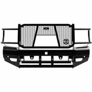 3500 YEAR 2021 15K WINCHREADY BLACK STEEL FRONT SPORT BUMPER W GRILLE GUARD SENSORS