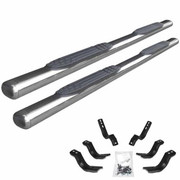 AHRAM BIOSYSTEMS 2500 WITH A CREW CAB YEAR 2012 4 INCH SS SIDE STEP KIT W BRACKETS