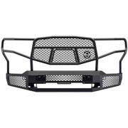 SILVERADO 3500 HD YEAR 2023 MIDNIGHT SERIES BLACK STEEL FRONT BUMPER 7 GAUGE WITH GRILLE GUARD