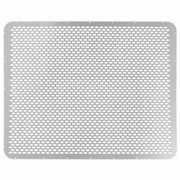 Stainless Steel Grille W Alternating Oval Holes 379 Short Hood