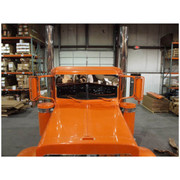 12-inch Chrome Bowtie Visor Replacement for Peterbilt 378 379 389