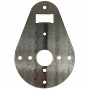 KENWORTH T600 AEROCAB YEAR 2001 304 STAINLESS STL DOME LIGHT PLATE W/ WATERMELON LIGHT AND SWITCH HOLE TEARDROP STYLE Replacement