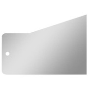 PETERBILT 386 YEAR 2010 WOUT EXTENDERS 430 STAINLESS STEEL 3IN SLEEPER PANEL STANDARD END CAPS 70/78IN UNIBILT SLEEPERS