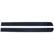 PETERBILT 379 YEAR 1996 BILLET ALUMINUM DOOR SILL / KICK PLATES W/ BLACK FLAT DIAMOND PATTERN Replacement