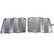 388 YEAR 2014 2 PIECE ACCORDION FOLD REFLECTIVE THERMAL WINDSHIELD SUNSHADE