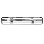 FREIGHTLINER CORONADO W ROUGHT HEADLIGHT BEZELS YEAR 2016 BRUNNER STAINLESS STEEL LOUVERED BUMPER GRILLE INSERT Replacement