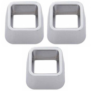 KENWORTH W900L YEAR 2004 CHROME TURN SIGNAL COVER PACK OF 3