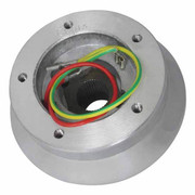 KENWORTH T600 AEROCAB YEAR 2001 POLISHED ALUMINUM 5 HOLE STEERING WHEEL HUB ADAPTER