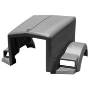 KENWORTH T800 SPLIT FENDER YEAR 1989 HOOD SHELL W/ CURVED WINDSHIELD