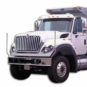 WORKSTAR YEAR 2003 304 STAINLESS STEEL 42IN BUMPER GUIDES W/ AMBER LEDS OFFSET BEND STYLE