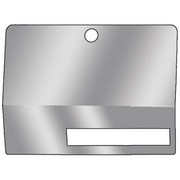 T600B YEAR 2001 STAINLESS STEEL GLOVE BOX COVER W CUTOUT