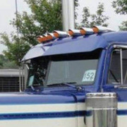 389 GLIDER YEAR 2021 11 TO 7IN STAINLESS STEEL MIGHTY WICKED FORWARD BOWTIE VISOR