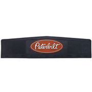PETERBILT 330 YEAR 2001 24X6IN BLACK RUBBER PETERBILT LOGO MUD FLAP FOR FRONT OF DRIVE AXLE Replacement