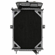 KENWORTH T800 YEAR 2005 COPPER BRASS RADIATOR W SURGE TANK FRAME 40X28.5X2.062IN Replacement