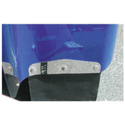 KENWORTH W900B YEAR 1987 STAINLESS STEEL FRONT FENDER MUD FLAP BRACKET Replacement