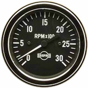 AEROMAX YEAR 1995 3.375IN CHROME ELECTRIC TACHOMETER 0-3000 RPM