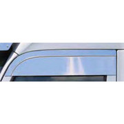 KENWORTH T680 YEAR 2013 6IN POLISHED STAINLESS STEEL UPPER WINDOW TRIM Replacement