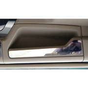 T660 YEAR 2013 STAINLESS STEEL TRIM HEADLINER OUTER POCKET ON OVERHEAD CONSOLE