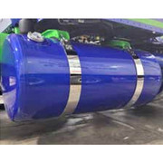 PETERBILT 378 YEAR 2006 STAINLESS STEEL STRAP COVERS