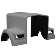 KENWORTH W900B YEAR 2010 HOOD SHELL W/ BREATHER CUTOUTS W/ FLAT GLASS Replacement