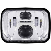 KODIAK YEAR 2002 5X7IN 11 DIODE HIGH BEAM LED PROJECTOR HEADLIGHT W/ 6 DIODE LOW BEAM