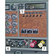 Kenworth T2000 2002 Stainless Steel Air Valve Trim Replacement Part