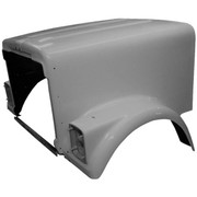 9200 YEAR 1998 FIBERGLASS HOOD SHELL W/ VERTICAL HEADLIGHTS