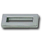 379 YEAR 1999 CHROME PLASTIC SQUARED OFF STYLE TOGGLE SWITCH COVER