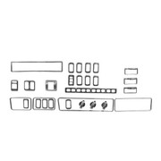 COLUMBIA 120 GLIDER YEAR 2005 CHROME DASH TRIM STARTER KIT