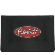 PETERBILT 330 YEAR 2001 12X18IN RECTANGLE BLACK RUBBER PETERBILT LOGO MUD FLAP Replacement